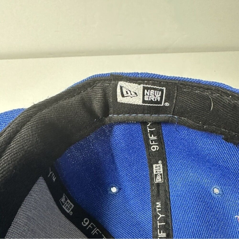 New Era NEW YORK GIANTS NFL 9FIFTY GO BIG BLUE Snapback Cap Hat NWT Flat Brim - Picture 8 of 9